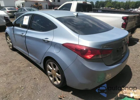 2012 Hyundai Elantra Limited (Ulsan Plant) from USA, damaged, VIN KMHDH4AE3CU213061
